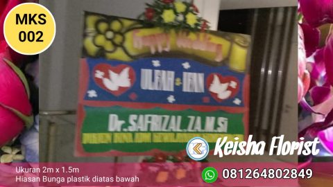 Contoh Papan Bunga 02, Toko Bunga Makassar WA 081264802849, Tempat Pesan Bunga Terpercaya. (Foto: Istimewa)
