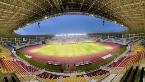 Stadion Manahan, Solo, Jawa Tengah, Sabtu (15/2). Foto: Dok. Agus Suparto