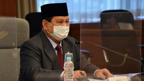 Menteri Pertahanan Republik Indonesia Prabowo Subianto, Minggu (28/3) melaksanakan pertemuan dengan Menteri Pertahanan Jepang H.E. Nobuo Kishi, di Tokyo, Jepang. Foto: Dok. Kemenhan