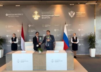 Indonesia dan Rusia Kerjasama di Bidang Hukum. Foto: Istimewa.