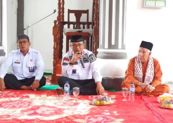 Sholawat bergema di Mesjid Lapas Tebing Tinggi. Foto: Dok. Lapas Tebing Tinggi.