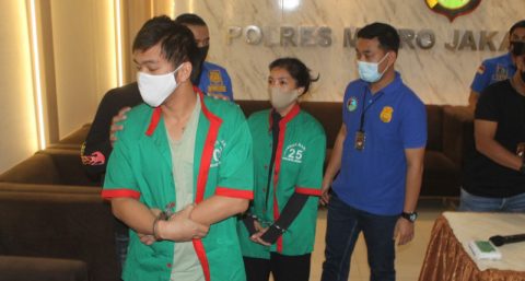 Polres Metro Jakarta Barat Tangkap Ibu dan Anak Pengguna Narkoba.