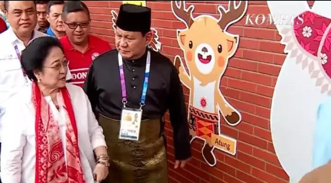 Megawati dan Prabowo (Youtube channel Kompas tv)