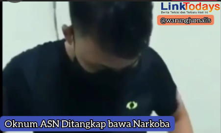 Tangkapan layar, video detik - detik penangkapan oknum ASN Bali. (Red)