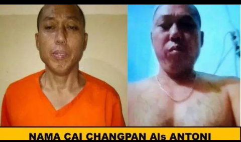 Selebaran buronan narapidana kasus narkoba Cai Changpan alias Cai Ji Fan (53) yang kabur dari Lembaga Pemasyarakatan (Lapas) Kelas 1 Tangerang. (Dok. Polres Tangerang Kota)