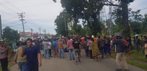 Foto: Kecelakaan beruntun di Jalan Asahan, Kabupaten Simalungun, Sumatera Utara.