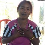 Astri Kandi (25), salah seorang korban selamat dari aksi penyerangan kelompok Ali Kalora di Dusun Lewono, Desa Lembantongoa, Kabupaten Sigi, Sulteng. Foto: Tim PaluPoso