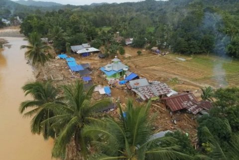 Foto usai banjir melanda wilayah Kalimantan Selatan (Kalsel). Antara.