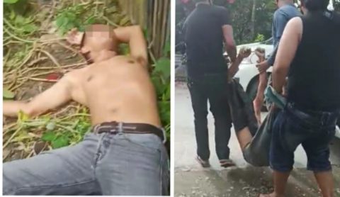 Tangkapan layar, Video viral Detik-detik polisi usai menembak terduga DPO Kasus Judi di Sumatera Barat. Foto: Red/Linktodays