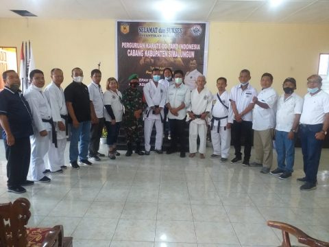 Pengcab Karate-Do Tako Indonesia Kabupaten Simalungun. Foto: Dok. Istimewa.