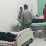 Warga mendapat perawatan di rumah sakit usai mengalami keracunan saat buka bersama di Sumut . Foto: Dok. Istimewa