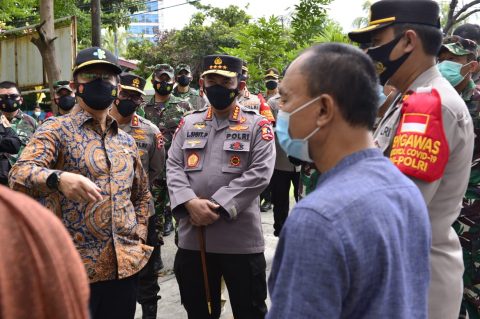 Peninjauan PPKM Mikro Bekasi. Foto: Mascipoldotcom.