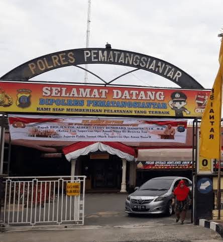 Kantor Polres Kota Pematangsiantar. Foto: Net.