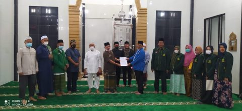 Penyerahan Salinan Surat Edaran (SE) Menteri Agama No 15 Tahun 2021. Foto: Dok. Istimewa.