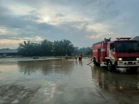 Pemadam Kebakaran Pemkab Sergai. Foto: Istimewa.