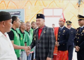 Pemberian Remisi Umum bagi Warga Binaan Pemasyarakatan Lapas Sibrong-borong. Foto: Istimewa.