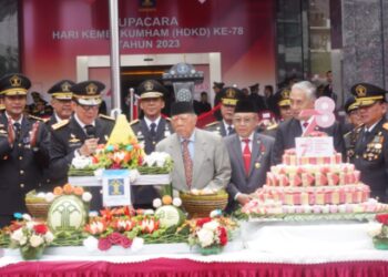 Perayaan Hari Jadi Kemenkumham. Foto: Istimewa.