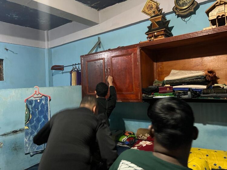 Razia Rutin di blok Hunian Kamar WBP Lapas Narkotika Kelas IIA Pematang Siantar. Foto: Dok Lapas Narkotika Siantar.