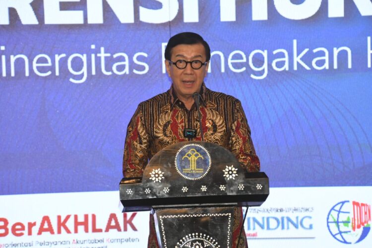 Menteri hukum dan HAM, Yasonna H Laoly. Foto: Istimewa.