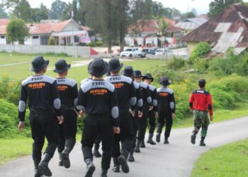 Lapas Siborongborong saat melakukan Pembinaan Fisik, Mental dan Disiplin. Foto: Istimewa.