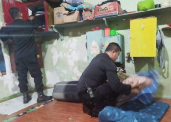 Razia Insidentil Lapas Narkotika Pematangsiantar di Blok Hunian WBP. Foto: Dok. Istimewa.