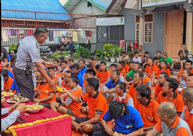 Halal Bihalal Rutan Tarutung. Foto: Istimewa.