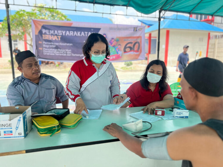 Pemeriksaan kesehatan di Lapas Lubuk Pakam. Foto: Istimewa.