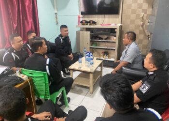 Rapat internal Lapas Kelas IIB Lubuk Pakam. Foto: Dok Istimewa.